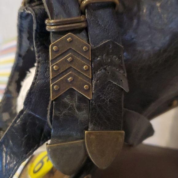 Sam Edelman Black Leather Fritz Wedge Size 9 - Picture 10 of 15